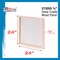 Unfinished Cradled Wood Panels for Painting, 2 Pack of 24x24 inch - Studio Birch Wooden Canvas Boards 3/4" Deep - Mixed-Media Craft, Acrylic, Oil, Encaustic, Paint Pouring Panel Board